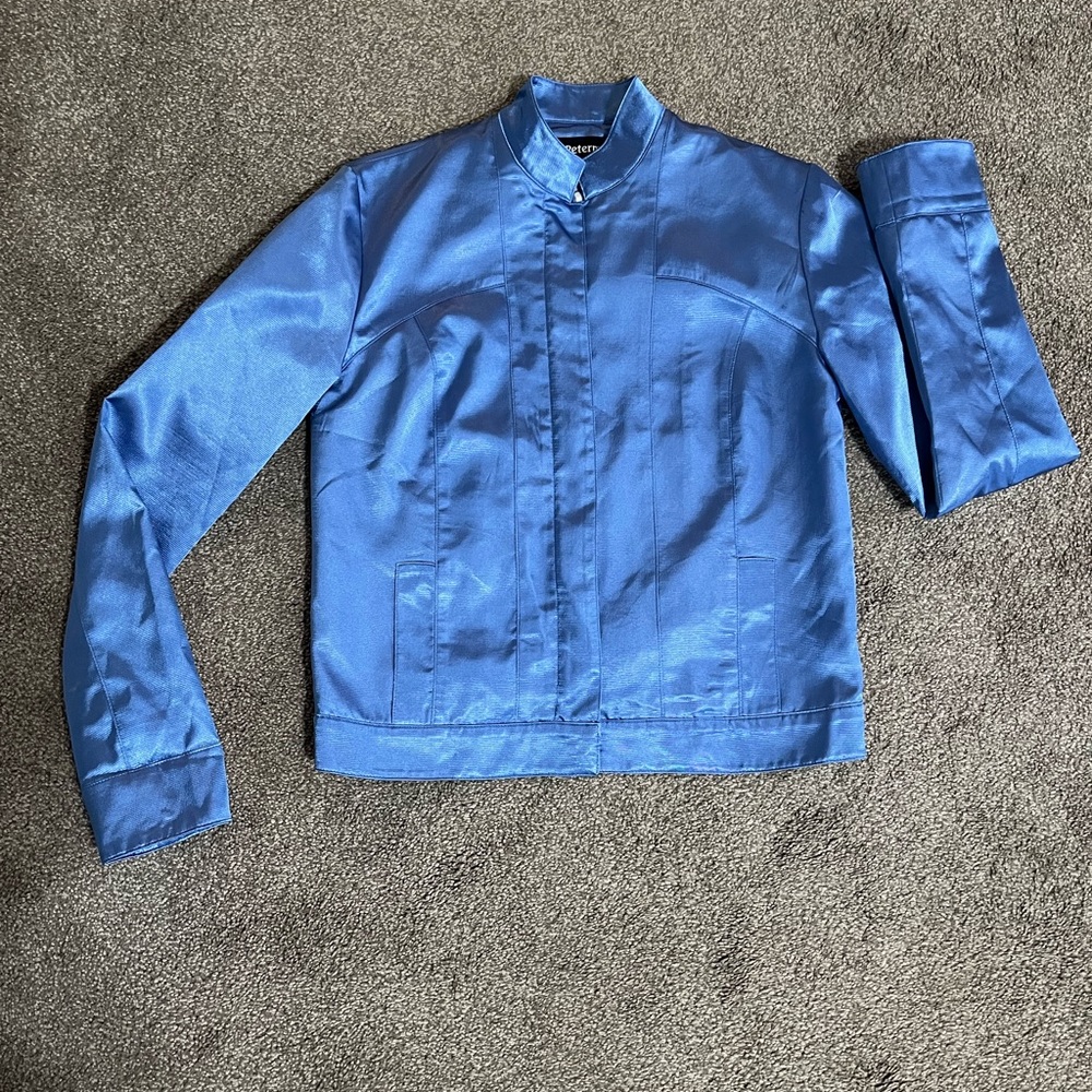 J. Peterman Satin Jacket